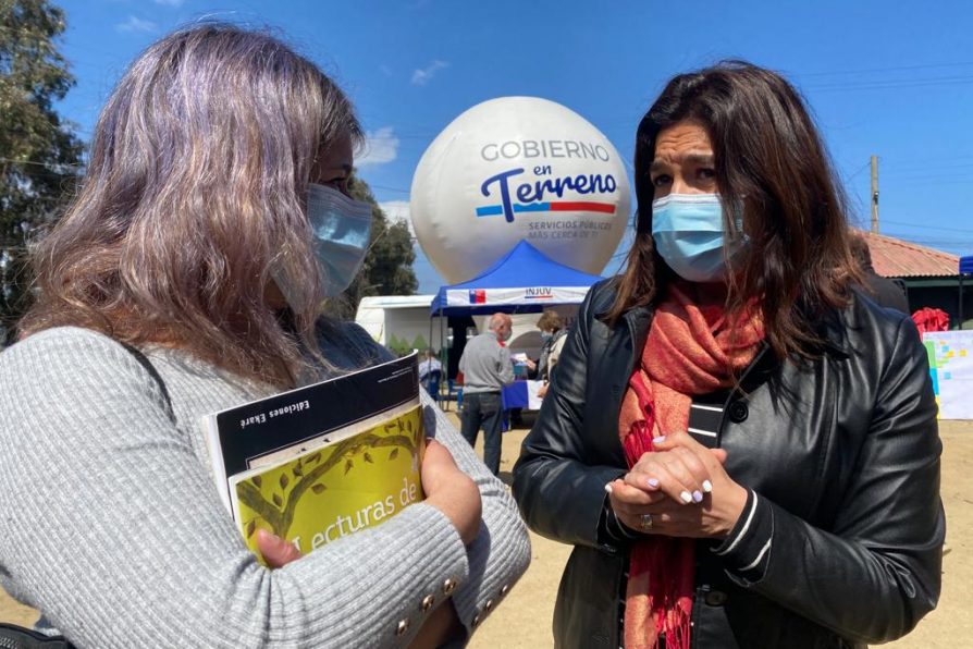 Delegada presidencial Gabriela Alcalde recorrió Gobierno En Terreno realizado en el sector de Mirasol