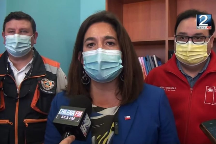 Delegada presidencial Gabriela Alcalde destaca el alcance que tuvo la prueba de Sistema de Alarma de Emergencia en San Antonio