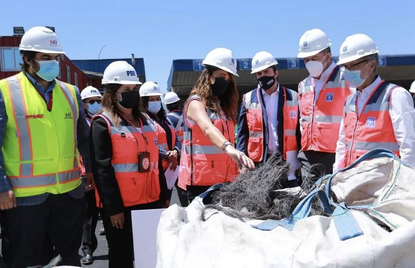 Autoridades exhibieron logros del trabajo investigativo que desarticuló banda delictual que pretendía exportar cables de cobre a Asia