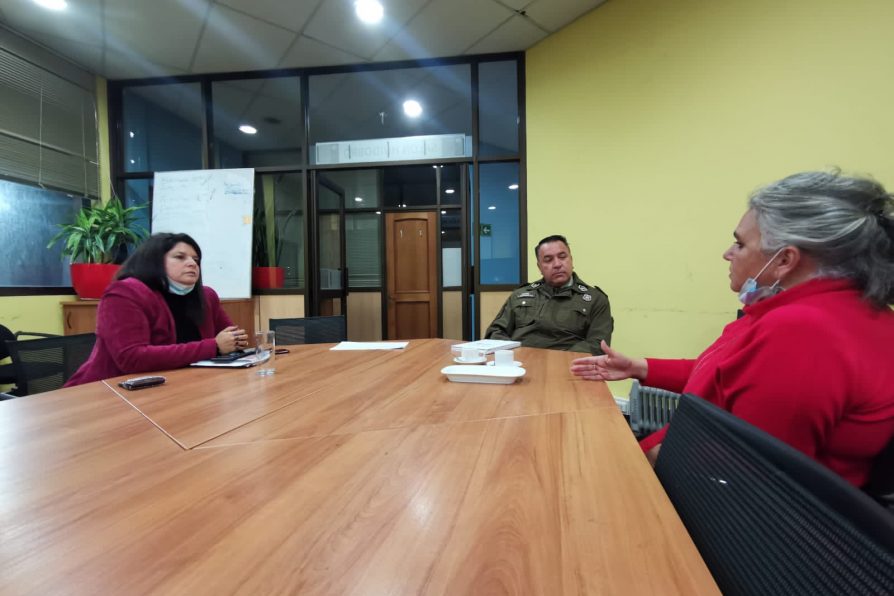 Delegada encabezó encuentro entre policías y cámaras de comercio para desarrollar plan integral de seguridad en las comunas de la provincia